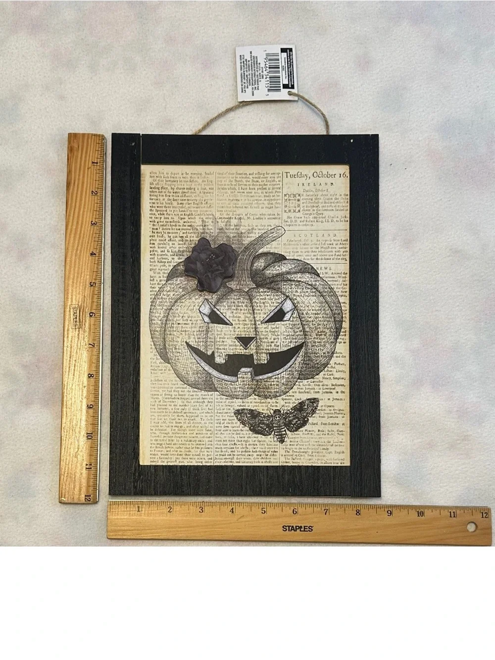5/$$15💥 2pcs Halloween Wall Decor plywood Bundle Lot Seasonal Vintage Look